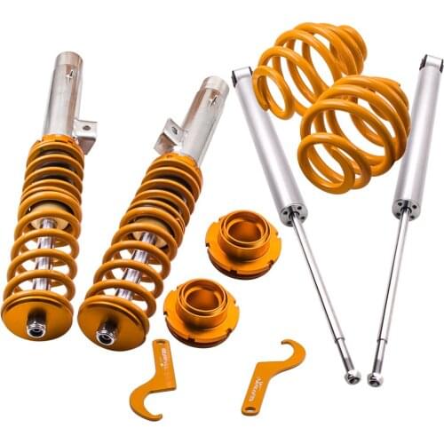 Free shipping 4 Pcs Coilovers for BMW E46 98-06 Sedan/Coupe/Wagon/Shock Absorber Lowering Kit