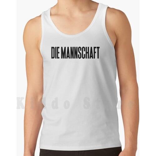 Die Mannschaft Suporting Your National Dfb Team-Yellow Tank Tops Vest 100% Cotton Die Mannschaft Dfb Football
