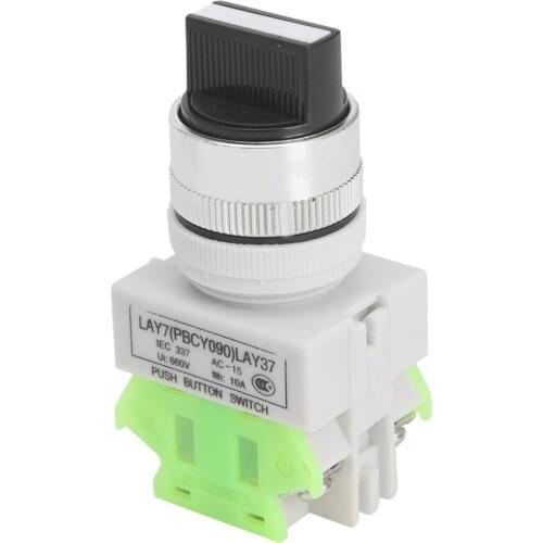 New Three Position Selector Rotary Switch Power Ignition LAY7-20X/3 H02
