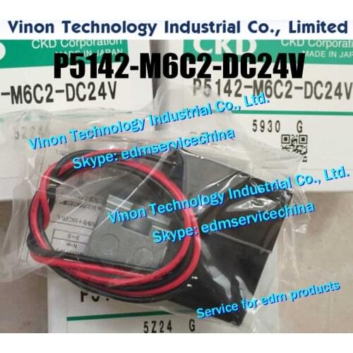 P5142-M6C2-DC24V edm Solenoid Valve for Sodic k series wire cut edm machines