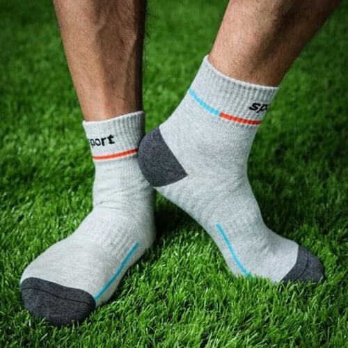 PEONFLY 5 Pairs/Lot Socks Men Cotton Spandex Snowboard Socks Wearable Thermosocks calcetines de ciclismo