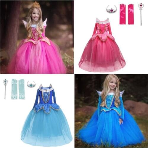 Christmas Princess Dress Dress up Cosplay Kids Halloween Costumes Christmas Boutique Outfits Party Dress 4-10Years