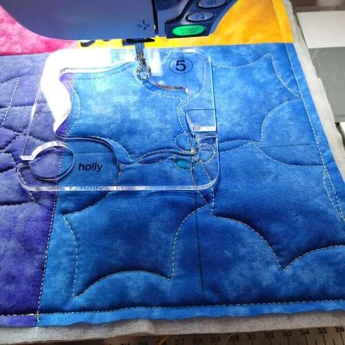 Free Motion Quilting Template Series 5 with Quilting Frame for Domestic Sewing Machine (TK(Q5-04))