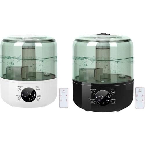 Ultrasonic Cool Mist Humidifiers 3L,USB Portable Desk Diffuser Remote Control for Bedroom Home Office Room