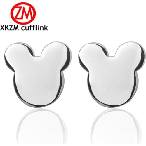 High Quality French animal Style Silvery mouse Cufflinks For Mens Shirt Brand suit Cuff Buttons Top sale Cuff Links Jewelry
