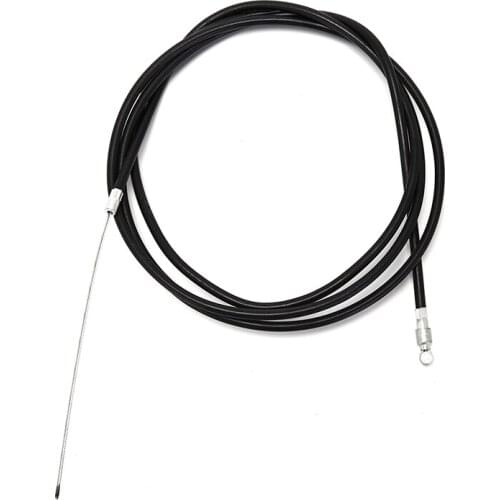 High Quality stainless steel Cable Wire 175cm black Universal Cycling Mountain Bike Bicycle Brake