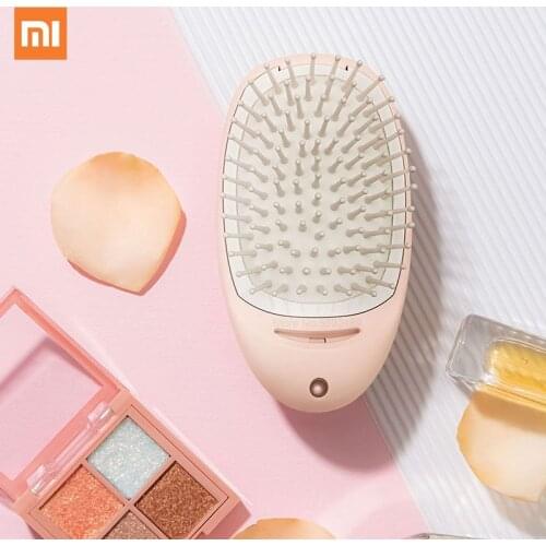 Xiaomi SMATE Anion Hair Care Comb Comfort Massage 3D Rebound Airbag Smart Timing Electric Hair Brush For Hair Care Styling Tools