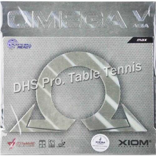 XIOM OMEGA V ASIA (Omega 5 Asia, Non-sticky, High Friction) Table Tennis Rubber Pips-in Ping Pong Sponge