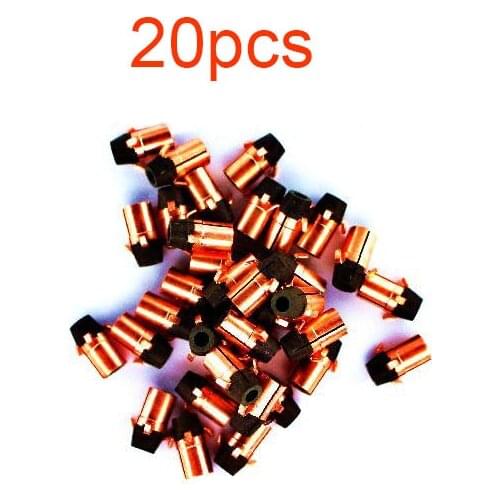 20Pcs Motor Upgrade Spare Parts Silver Plated Armature Component For Manual Winding Motor Tamiya Mini 4WD Car Model