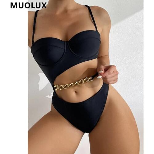 Mesh Transparent Swimsuit Women Sexy Black One Piece Swimwear Female Backless Bodysuit Bather Bathing Suit Beachwear 2021 New