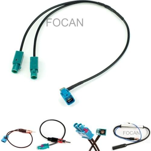 FOR VW Antenna Adapter Aerial FAKRA cable Seat Twin Double Dual FOR Audi