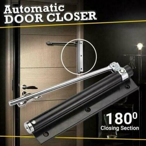 Automatic Door Self-Closing Hinge Mute Easy to Rebound No slotting Punching Free Door Closer Car Styling