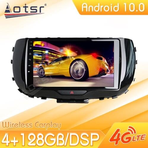 4 +128GB Android Car Multimedia Stereo Player For KIA SOUL 2020 Tape Radio Recorder Video Auto GPS Navi Head Unit No 2Din 2 Din