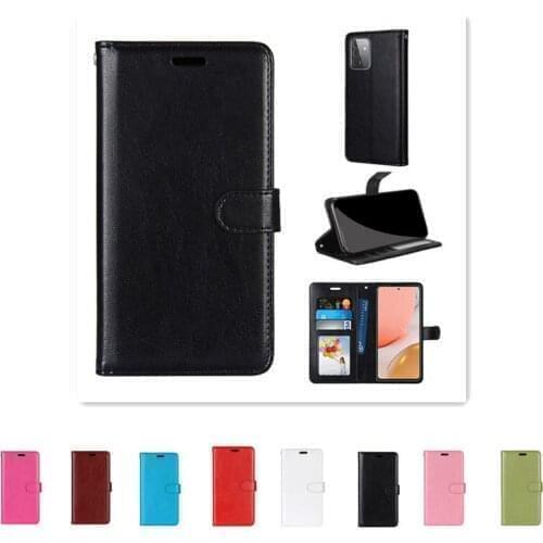 100pcs/lot Wallet PU Leather Phone Case For Samsung Galaxy A72 A52 A32 5G A12 M12 A02S M02S A21S 3 Card Slots and Photo Frame