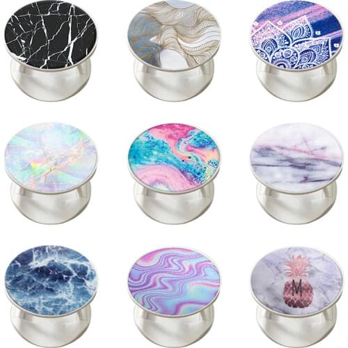 Marble texture Phone Holder Support Smartphone Popping Phone Holder Pocket Socket Grip Stand for Phones попсокет на телефон