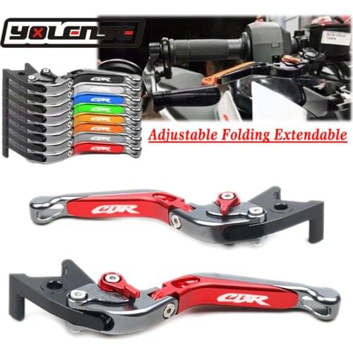 For HONDA CBR250R CBR 250R 2011-2013 CBR300R 2014-2016 CBR500R GROM Motorcycle Adjustable Folding Extendable Brake Clutch Levers