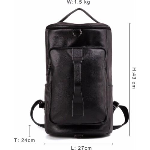 Мужские кожаные рюкзаки HansBand China At AliExpress