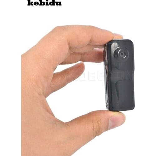 Kebidu Popular Mini Sports Camera DV DVR 720P HD DVR + Holder + Clip for Outdoor Hiking Bike Video Audio Recorder Black MD80