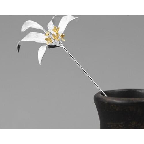 Lotus Fun Moment Silver Brooches For Clothes