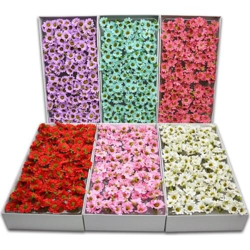 High Quality Gifts Decoration Christmas Wild Chrysanthemum Soap Flower Heads