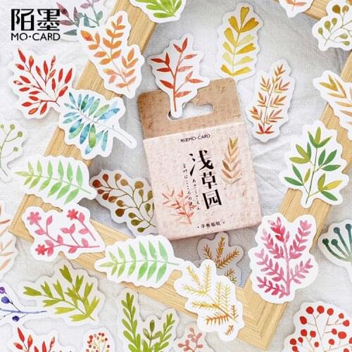 AAGU 45PCS/Lot Grass Bullet Journal Stickers Japanese/Custom/Stationery Stickers Scrapbooking Christmas/Halloween Sticker Cute
