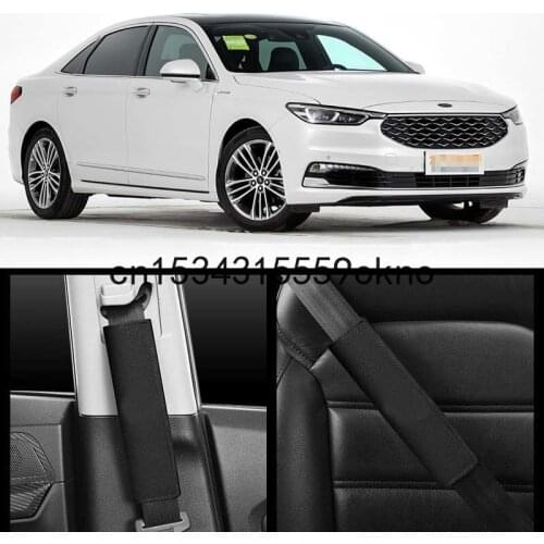 Car Interior Seat Belt Shoulder Protector For Ford EcoSport EDGE ESCAPE ESCORT EXPLORER Fiesta FOCUS Kuga Mondeo