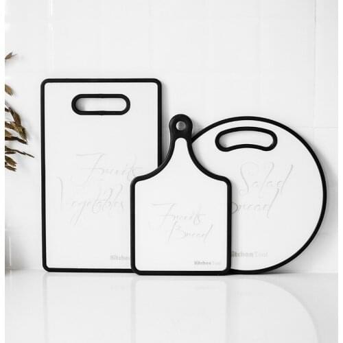 New Food Grade PP Kitchen Chopping Blocks For Meat Bread Cutting Board Fruit Vegetable Plastic Non-slip Kitchen Accessories