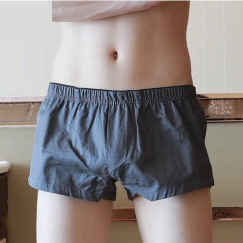 Mens Pajama Shorts Modal Solid Casual Sleepwear Loose Shorts Summer Men Boxers Underwear Brand Sleep Bottoms
