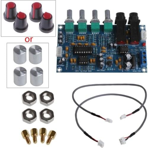 Dual Power Microphone Amplifier Board Sound AMP Module Digital Reverb Plate Drop Shipping