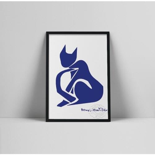 Henri Matisse Cat Poster, Matisse Print, Matisse the cut outs, Matisse Jazz Cat poster, Matisse art Poster, Henri Matisse Exhi