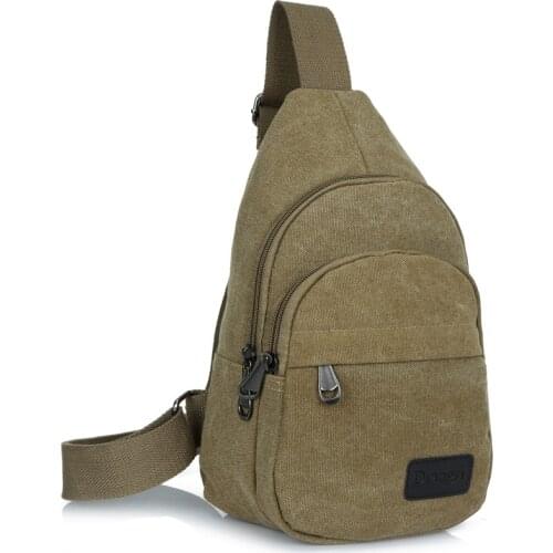 New Women Small Backpack Canvas Backpacks for Men Travel Backpack Multifunctional Shoulder Bags Chest Pack Bag PT1136