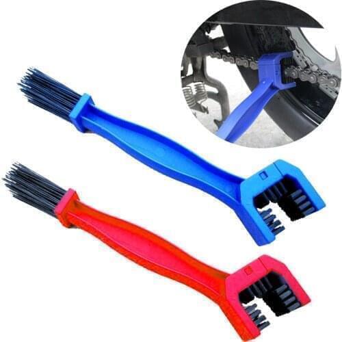 Motorcycle Chain Cleaning Brush Cycle Dirt Remover Bicycle Gear Grunge Brush Cleaner For suzuki gsr 600 africa twin crf1000l