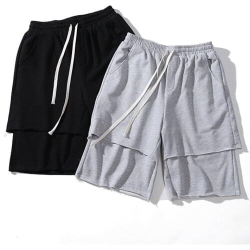 Summer Shorts Mens Fashion Streetwear Loose fit Sport Ultra Cec Hip Hop Capris pants Man Shorts Clothing Gym Hombre