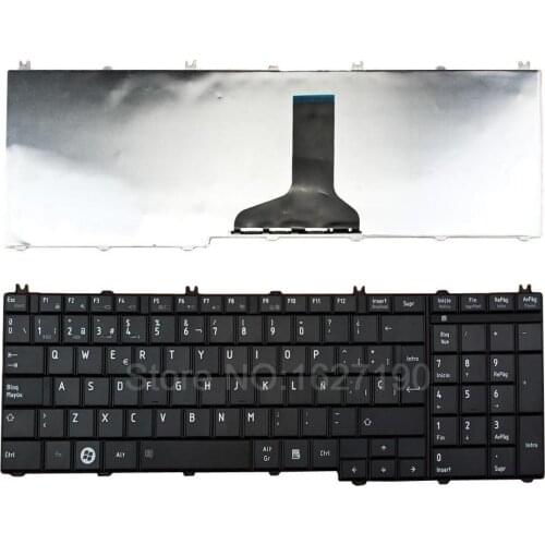 SP Spanish Keyboard For TOSHIBA Satellite C650 C660 L650 L670 BLACK New Laptop Keyboards With