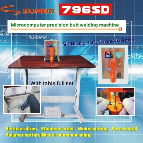 SUNKKO 769SD Spot Welder 18650 Battery Charger 800 A 0.1 - 0.2 mm 36V 60A with LED light input voltage 110V 220V optional
