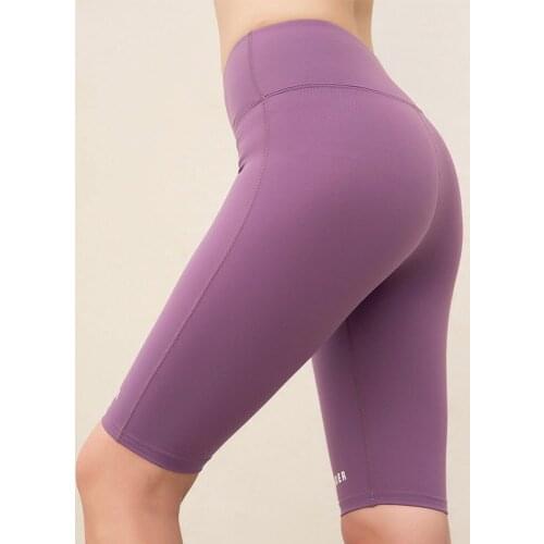 Women letter High Waist Running Shorts Seamless Yoga Shorts Gym Close-fitting Shorts Quick Dry Fitness Sports Leggings