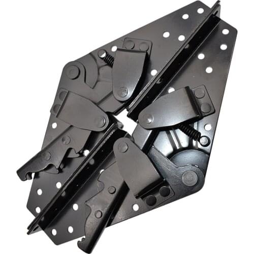 1set=2pcs Folding bed lift up hinges 3-Position Angle mechanism lazy sofa support self-lock hinge Furniture hardware accessories