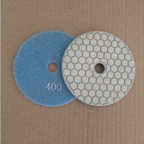 10pcs Diamond Flexible Polishing Pads for Dry polishing Granite Marble