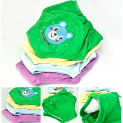 4 pcs/set Reusable Baby Newborn Girl Boy Girl 4 Layers Waterproof Potty Training Pants Soft Baby Clothing Underwear