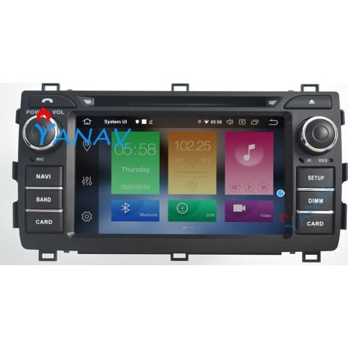 Car radio audio 2 din android stereo receiver For TOYOTA AURIS 2013 2014 touch screen car multimedia dvd player GPS navigation