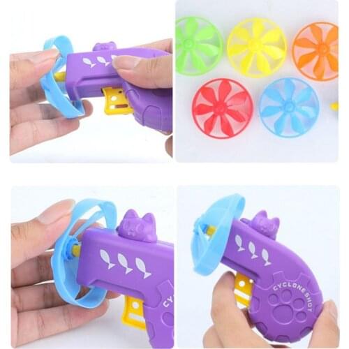 Cat Fetch Tracks Toy Flying Propellers Disc Saucers Interactive Dog Pet Chaser 090C