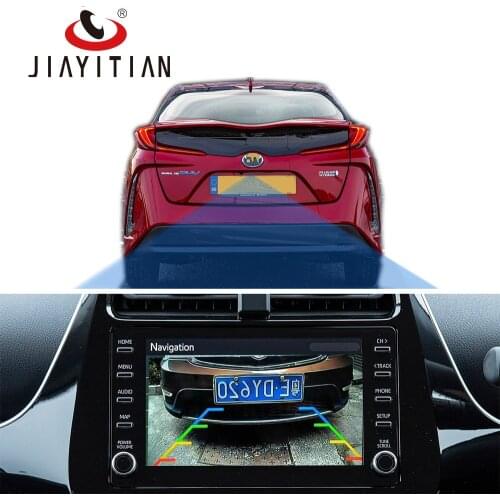 JIAYITIAN Rear View Camera For TOYOTA PRIUS 2019 2020 2021 kit C30 Pins cable CCD/Night Vision/Backup Reverse Parking Camera