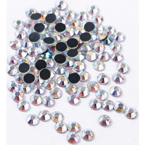 AAA Flat Back Rhinestones DMC Hotfix Rhinestones Super Bright Glass Strass Iron on Crystal Hot Fix Rhinestone for Fabric Garment