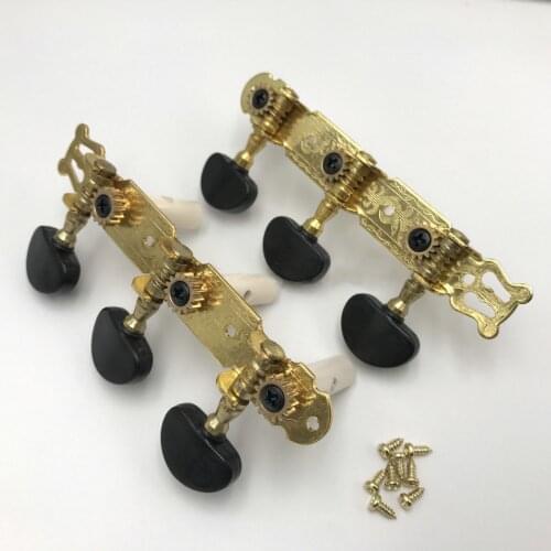 2pcs 3R3L Metal Guitar Tuning Pegs Tuners Machine Heads for 6 String Guitar Parts