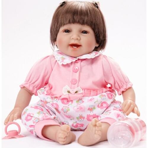 55 CM Handmade Reborn Babies Dolls ,toys for children,Realistic Reborn Baby de silikon Dolls For girls drop-shipping