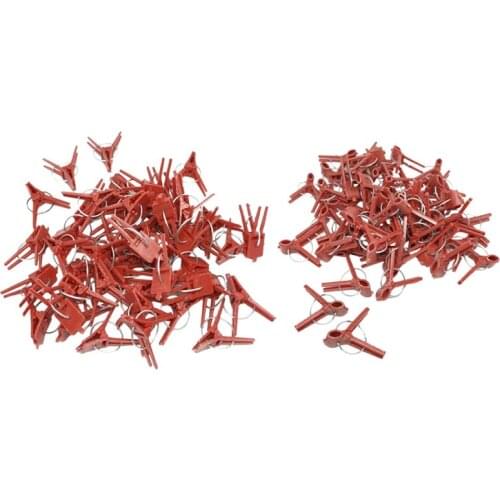 Hot 200PCS Gardening Plants Graft Clips,Vines Vegetable Clip Plant Grafting Clip for Cucumber Eggplant Watermelon