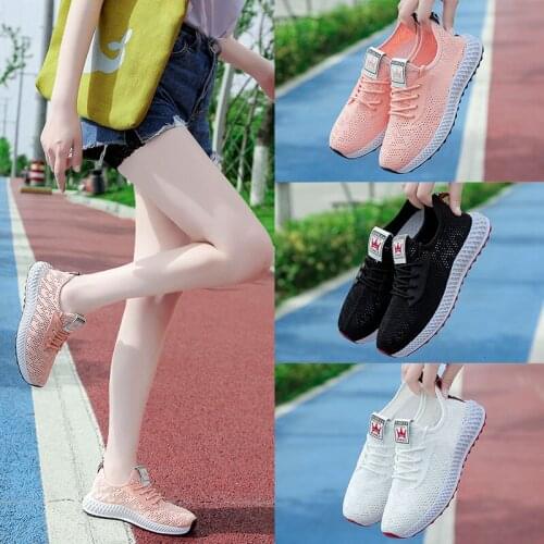 2021 Hot Sale Summer Womens Shoes Sports Shoes Net Shoes Fashion All-match Outdoor Sports Lightweight Breathable Casual Shoes