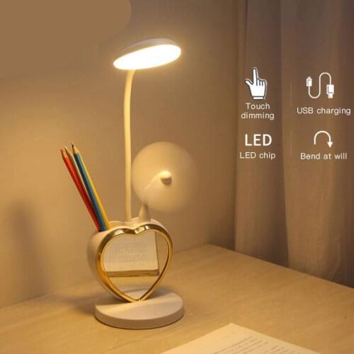 Desk Lamp Multifunctional Led Eye Protection Night Light Student Children Table Lamp Bedroom Bedside Light Learning Folding Lamp
