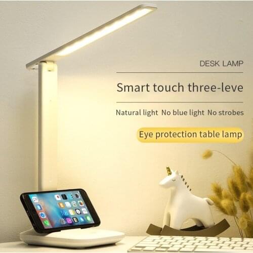 Desk Lamp Touch Table Lamps For Living Room Usb Charge DC 5V Desktop Foldable Dimmable Eye Protection Led Study Light