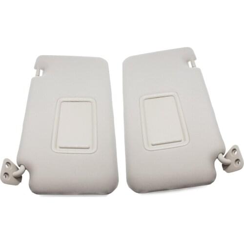 For Nissan Tiida 2005 2006 2007 2008 2009 2010 Interior Front Left / Right Sun Visor Panel Sunvisor with Makeup Mirror